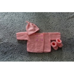 Bonnet/Gilet/Chaussons