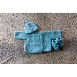 Bonnet/Gilet/Chaussons
