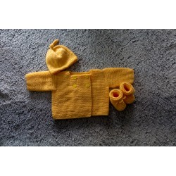 Bonnet/Gilet/Chaussons
